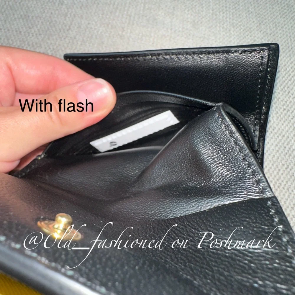 MARNI Saffiano Leather Tri-Fold Wallet